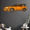 Toyota Supra Fast & Furiousχειροποίητο επιτοίχιο παιδικό φωτιστικό με οικολογικά χρώματα φιλικά στα παιδιά