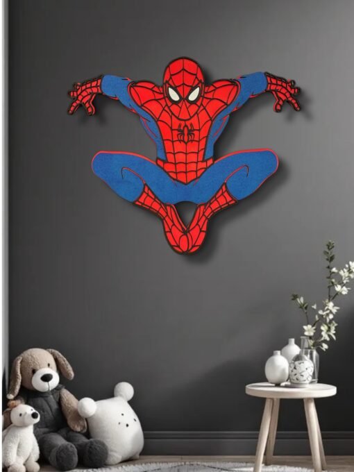 spiderman φωτιστικο επιτοιχιο