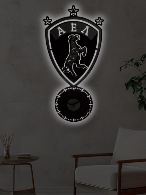 φωτιστικό επιτοίχιο ρολόι Α.Ε.Λ