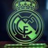 Ρεάλ Μαδρίτης - Real Madrid ακρυλικό , πλεξιγκλάς , χειροποίητο led φωτιστικό με βάση