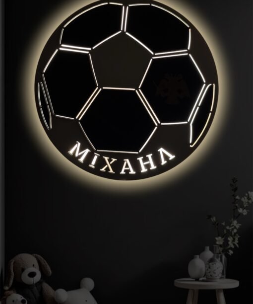 Μπάλα Ποδοσφαίρου επιτοίχιο φωτιστικό για παιδικό δωμάτιο