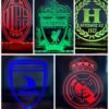 Custom LED Φωτιστικό για Αθλητικές Ομάδες & Συλλόγους Φτιαξε το δικο σου σχεδιο ακρυλικό , πλεξιγκλάς , χειροποίητο led φωτιστικό με βάση ΞΕΝΕΣ ΟΜΑΔΕΣ