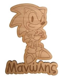 Ξύλινες Φιγούρες SONIC – Ιδανικές για Παιδικές Εκδηλώσεις!