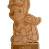 Ξύλινες Φιγούρες Paw Patrol για Παιδικά Πάρτυ με Όνομα & Κηρομπογιές